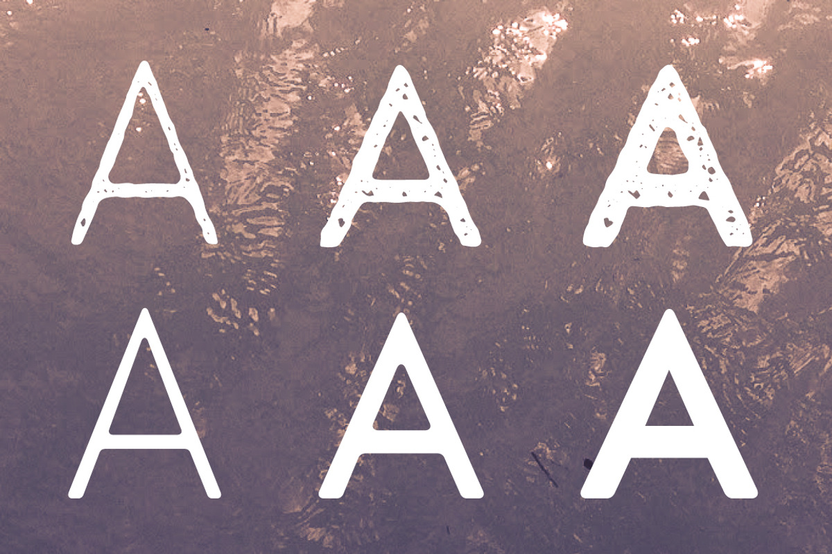 LORE TEXTURE -Geometric Capital Font preview 4