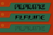 Alavine 3D, a Sans Serif Font by Craft Supply Co. (Thumbnail 4 of 8)