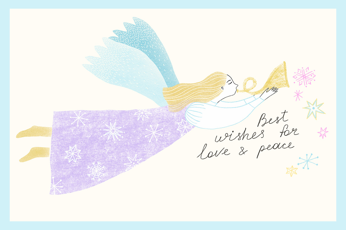 Christmas Festive Gang, a Seasonal Illustration by Annakniaz (Photo 6 of 15)
