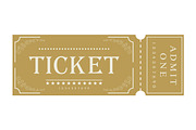 Retro Ticket Templates, an Object Illustration by PsychocheArt (Thumbnail 5 of 5)