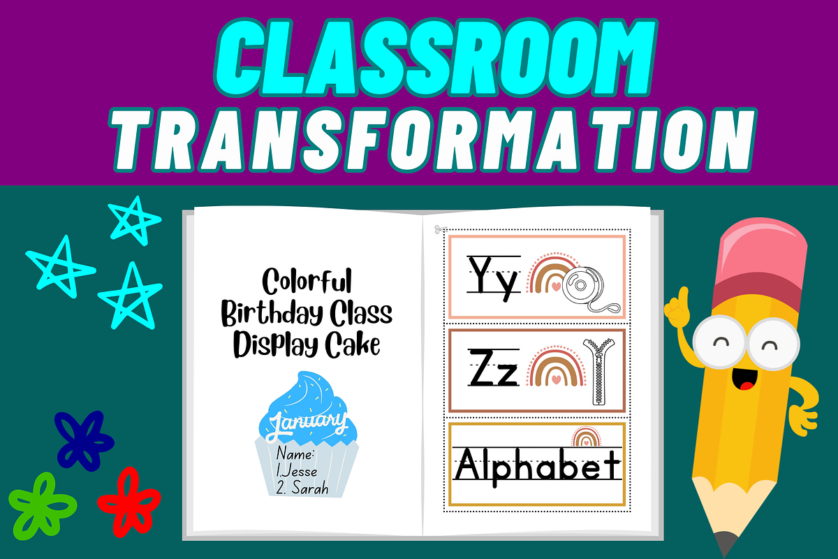 Classroom Transformation Pages, a Templates & Theme by Premium Digital Templates (Photo 3 of 3)