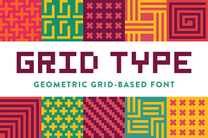 Grid Type - Geometric Font