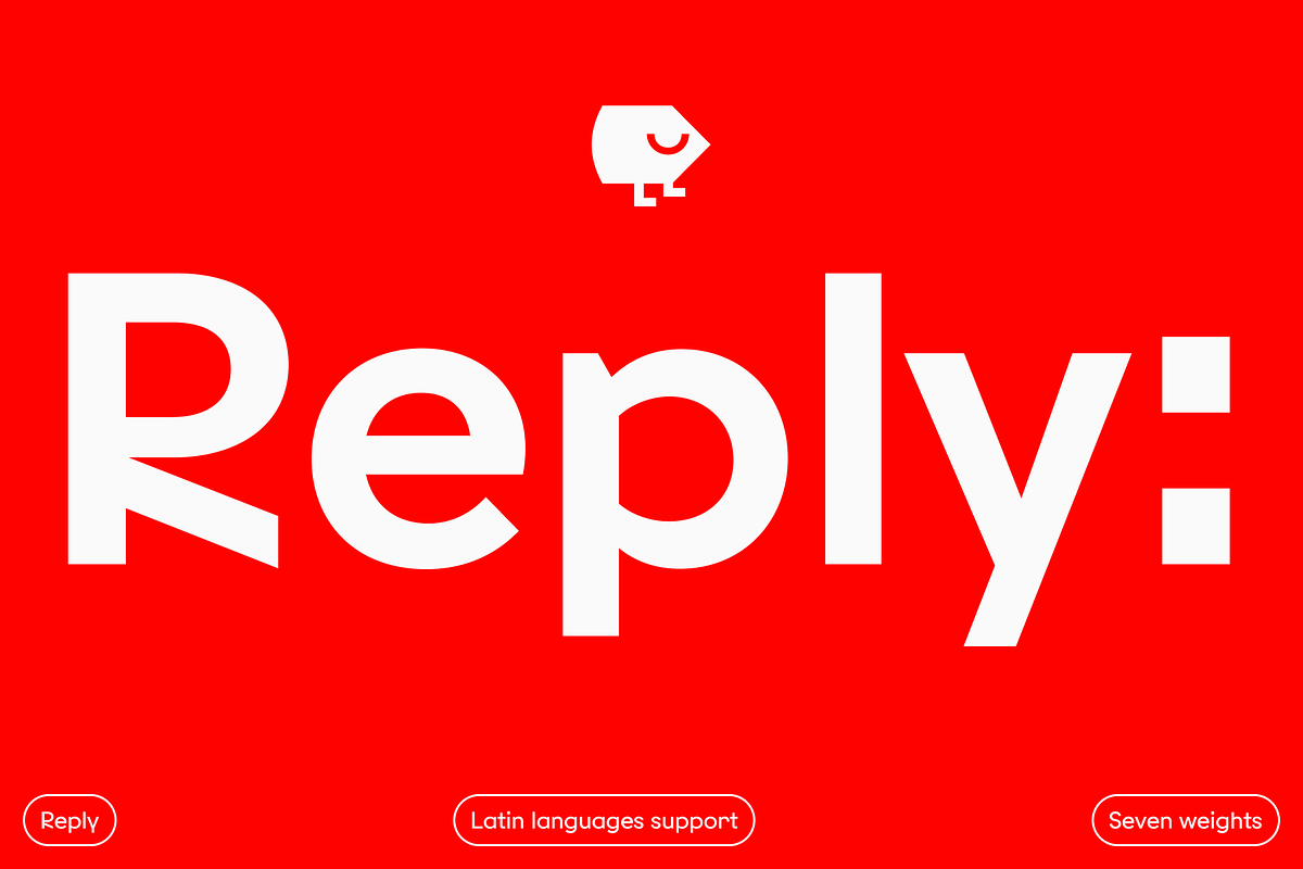 Reply, a Sans Serif Font by TOMO Fonts (Photo 1 of 7)
