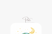 17 Earth Clipart, a Decorative Illustration by Pati Charm Studio (Thumbnail 6 of 8)