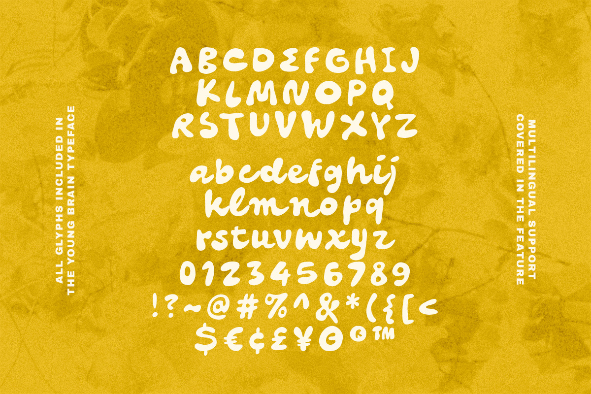 Youth Brain - Groovy Bold Font, a Script Font by Sarid Ezra (Photo 9 of 9)