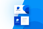 Initial D Logo & Business Card, a Branding & Logo Template by gdrony (Thumbnail 2 of 3)