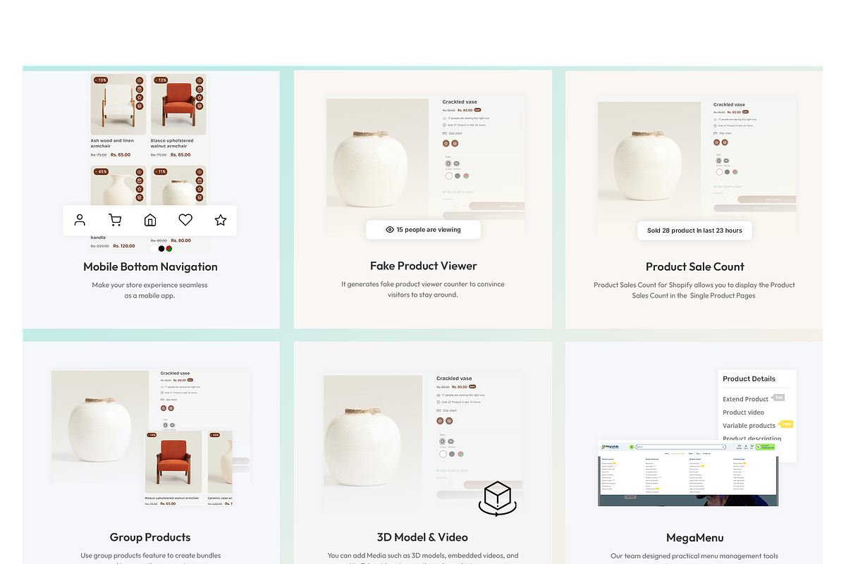 Furniture and Decor | Shopify Theme, a Shopify Template by LogicGo Shopify Experts (Photo 5 of 6)