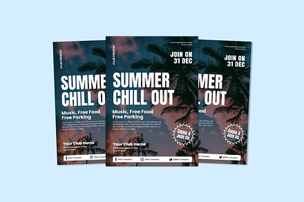 Summer Chill Out Flyer