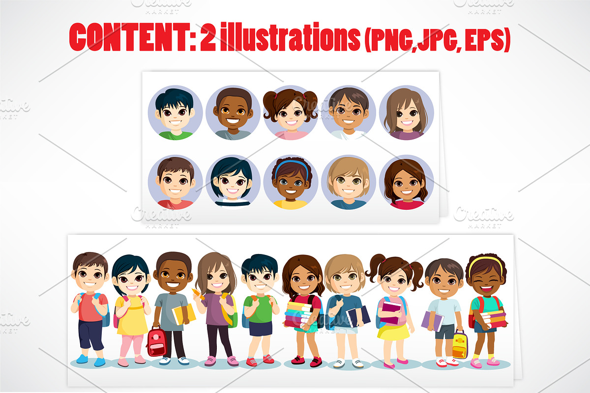 Children Back To School, an Education Illustration by Kakigori Studio (Photo 2 of 3)