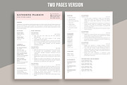 Nurse Resume Template for word, a Resume Template by aivos (Thumbnail 4 of 6)