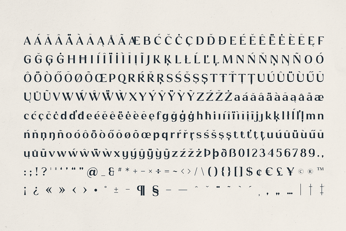 Fyntra – Modern Elegant Display Font, a Serif Font by Only Fonts (Photo 10 of 11)