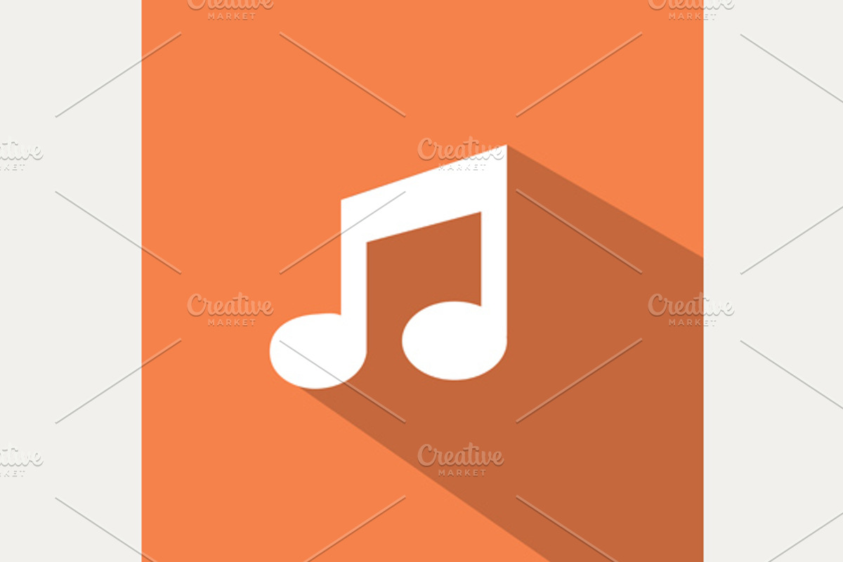 Flat Music icon