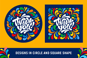 Thank you designs set, a Decorative Illustration by Vector beauty (Thumbnail 4 of 8)