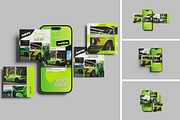 Instagram Carousel Mockup, an Advertising Mockup by Pikachudesign (Thumbnail 1 of 5)