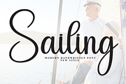 Sailing | Script Font, a Handwritten Font by Scratchones (Thumbnail 1 of 8)