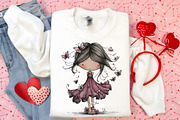Whimsical Girl With Butterfly, an Illustration by Canvas Craft (Thumbnail 4 of 6)