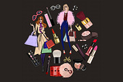 Digital watercolor perfume&cosmetics, an Illustration by Art Loft (Thumbnail 3 of 17)