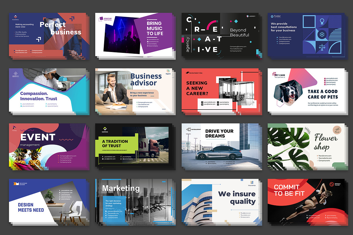 Presentation PowerPoint Bundle, a Presentation Template by TemplatesNow! (Photo 15 of 20)