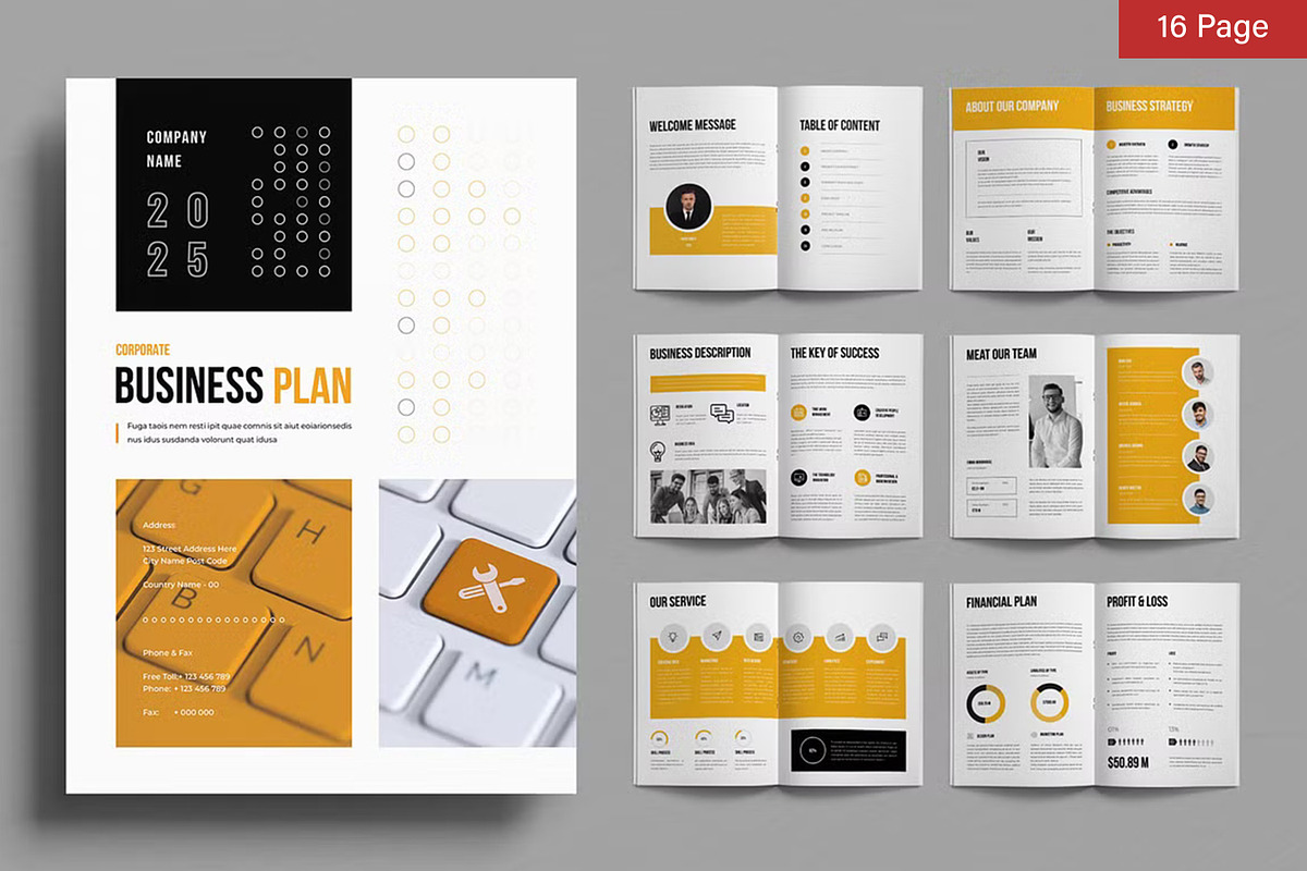 Brochure Bundle, a Brochure Template by ContestDesign (Photo 10 of 42)