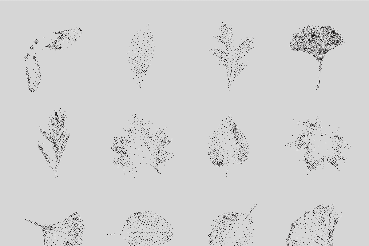 Leaf Tones Vol. 3 | Stippled Leaves, an Illustration by invisiblelayer (Photo 2 of 5)