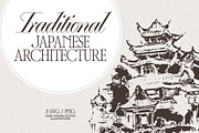 Traditional Japanese Architecture, an Empty State Illustration by TheMountBirdStudio (Thumbnail 1 of 5)