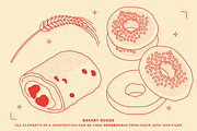 Bakery Food Vector Illustrations, a Food Illustration by TheFoodAtlas (Thumbnail 16 of 17)