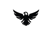 Black Eagle Silhouette Logo, a Branding & Logo Template by Vectorium Studio (Thumbnail 1 of 2)