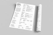 Simple Resume CV with Business Card, a Stationery Template by ND Design (Thumbnail 3 of 13)