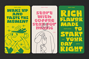 Poffy - Quirky Bold Display Font, a Sans Serif Font by agnyhasyastudio (Thumbnail 3 of 16)