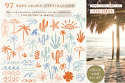Boho Summer Graphics Bundle - vol 2., a Graphic by Katrinelly (Thumbnail 2 of 15)