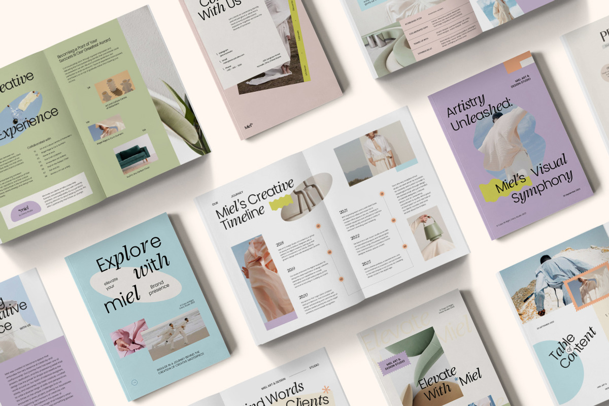 MIEL / Company Profile Ebook, a Marketing Template by Eviory (Photo 4 of 9)
