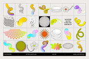 Postmodern Squiggle Vector Clipart, an Object Graphic by angelainthefields (Thumbnail 3 of 12)