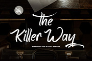 The Killer Way - Handwritten Font, a Script Font by FHFont (Thumbnail 1 of 9)