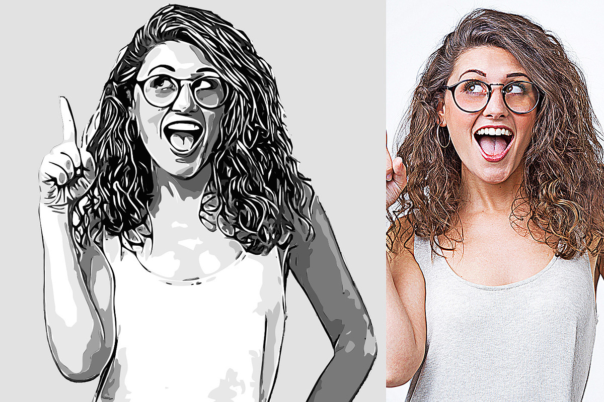 Vector your Image With Photoshop, an Action Add-On by GraphicBerg (Photo 8 of 9)