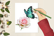 Charming Mother's Day Gift Clipart, a Seasonal Illustration by RobertsArt (Thumbnail 7 of 7)