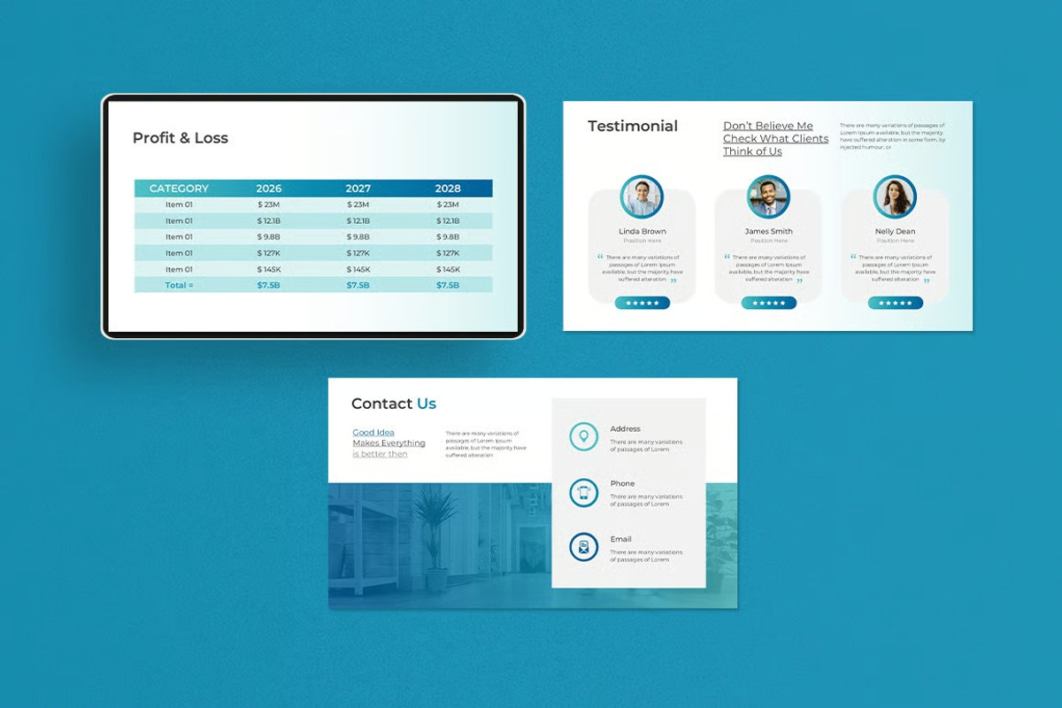 Business Presentation Templates Google Slides preview 8