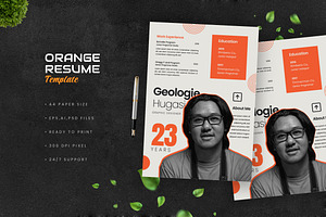 Orange Simply Resume