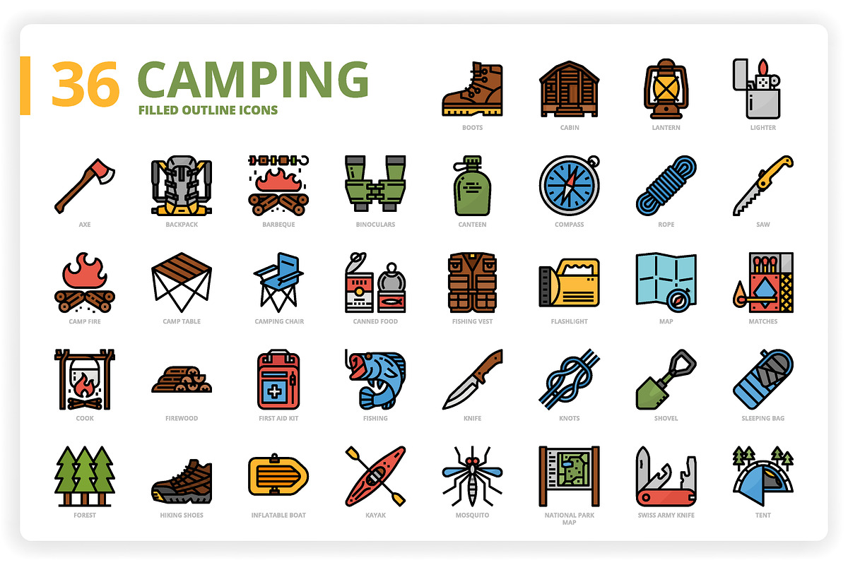 3,600 Icons x3 Styles, an Outline Icon by monkik (Photo 56 of 299)