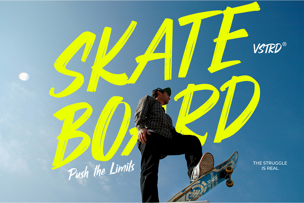 Skullthrone - Brush Font, a Handwritten Font by VASTARD STUDIO (Photo 2 of 10)