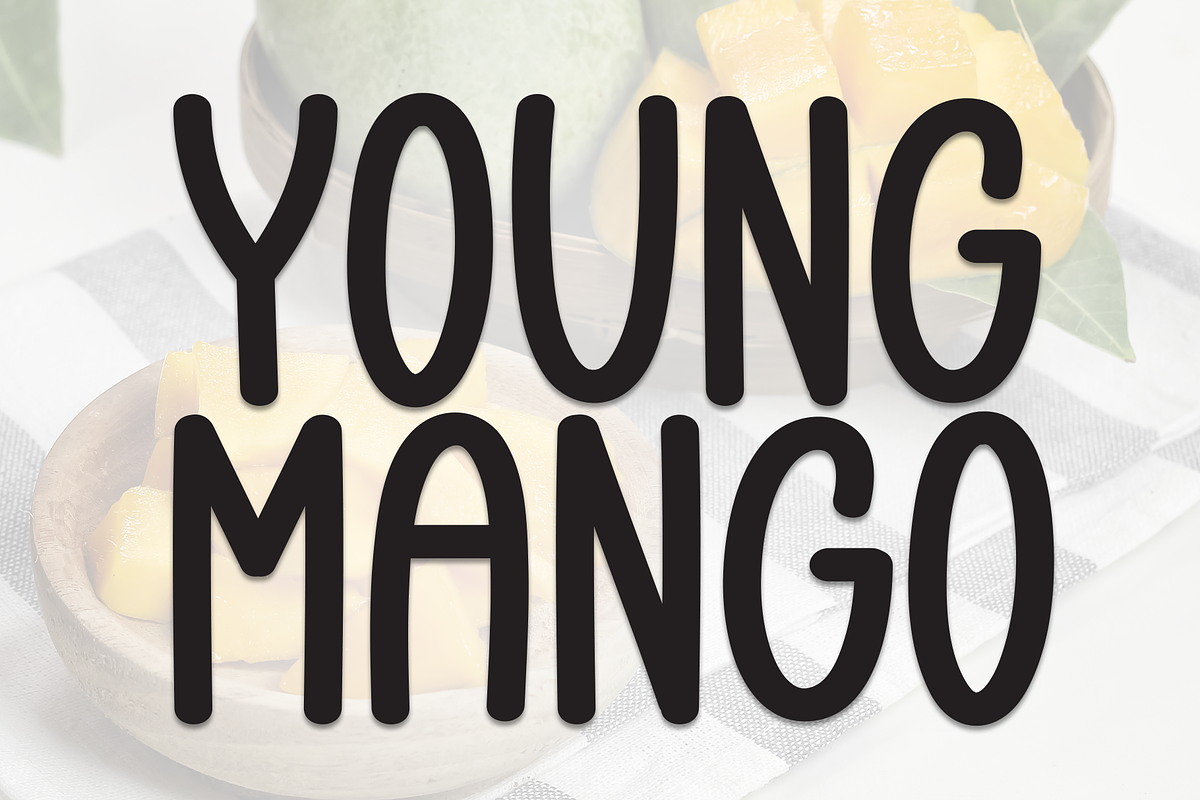 Young Mango | Script Font, a Script Font by Scratchones (Photo 1 of 8)