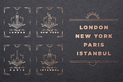 Famous City Monograms, a Branding & Logo Template by Kursat Unsal (Thumbnail 4 of 6)