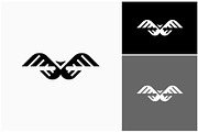Eagle Flying Spread Wing Logo, a Branding & Logo Template by ika trisiana (Thumbnail 1 of 2)