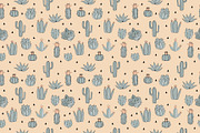 Cactus Pattern, a Background Graphic by OrcaJs (Thumbnail 3 of 4)
