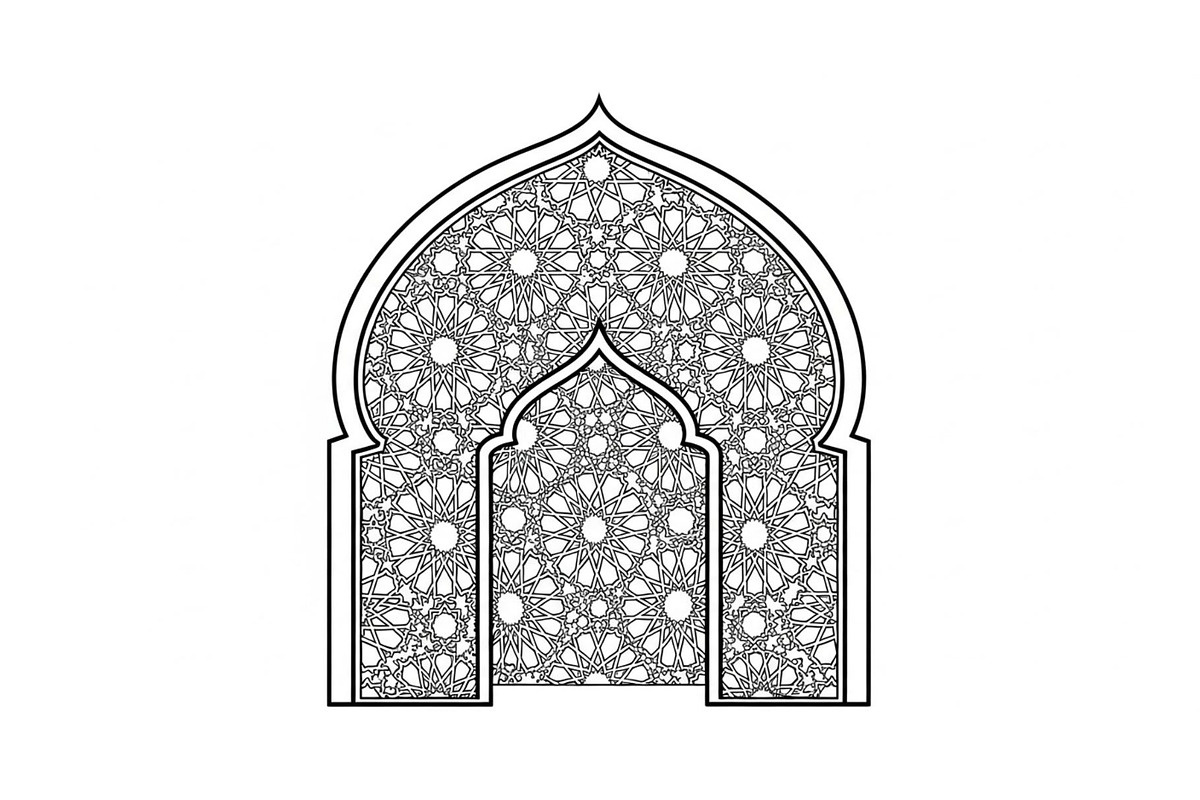 Islamic Arch Window Mandala Bundle, an Illustration by Artivon (Photo 45 of 45)
