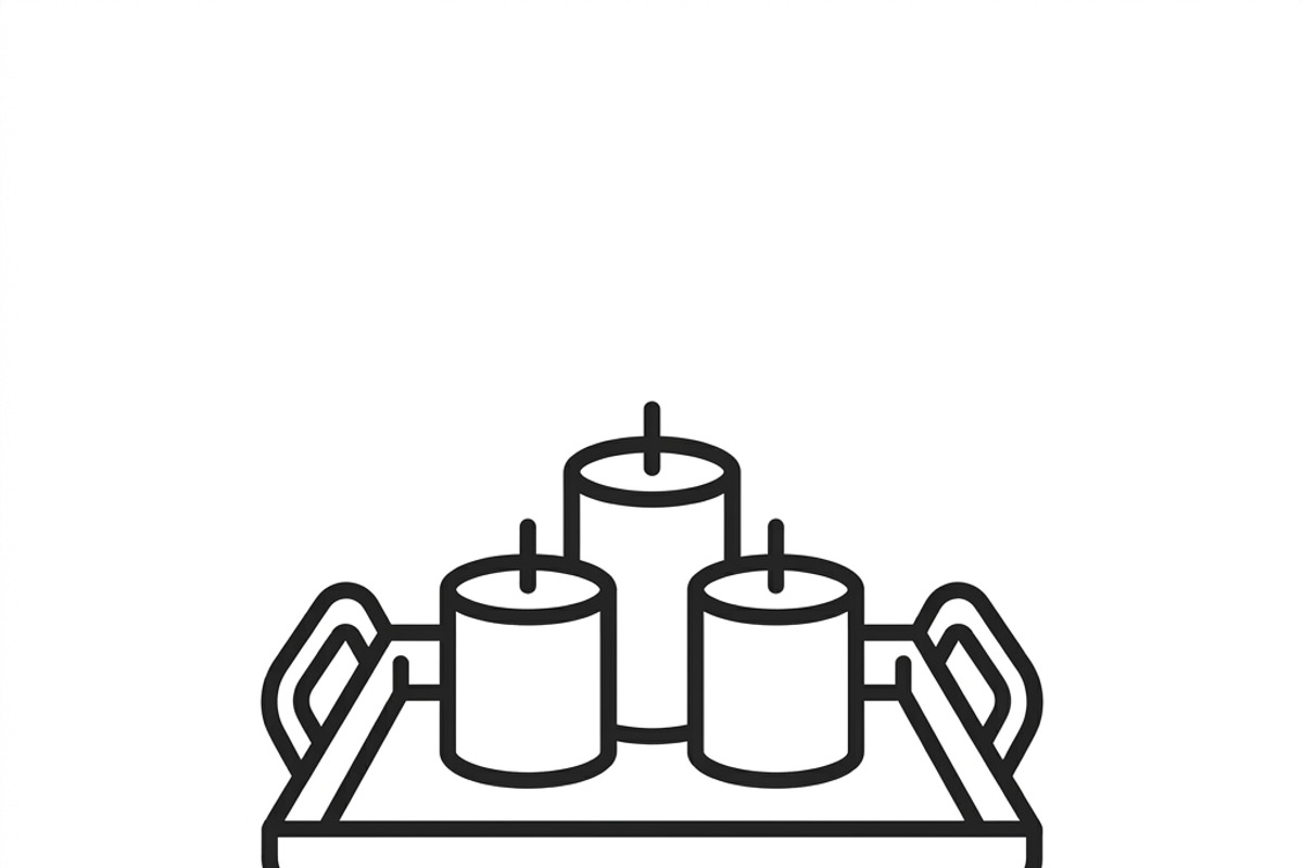 44 Candle Making Outline Icons, an Outline Icon by adenpinkstore (Photo 6 of 17)