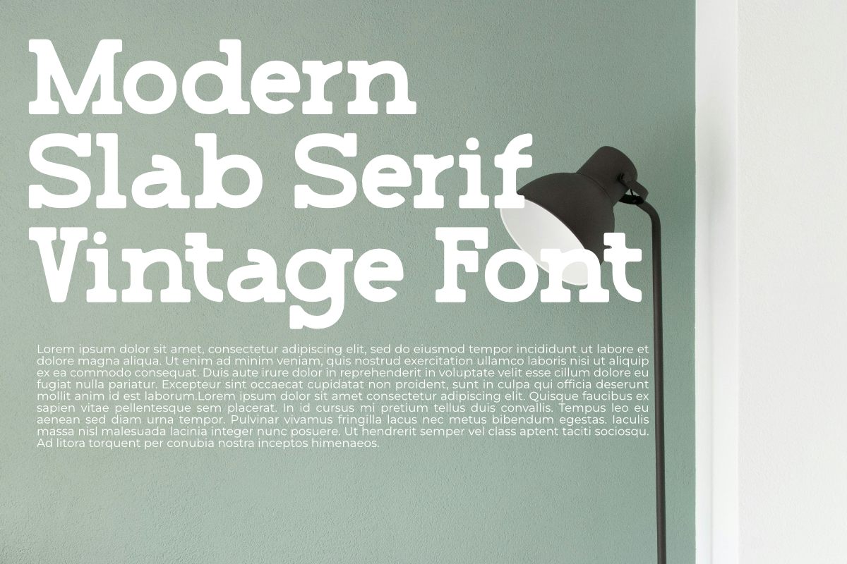 Rambone, a Slab Serif Font by Muksal Creative (Photo 2 of 15)
