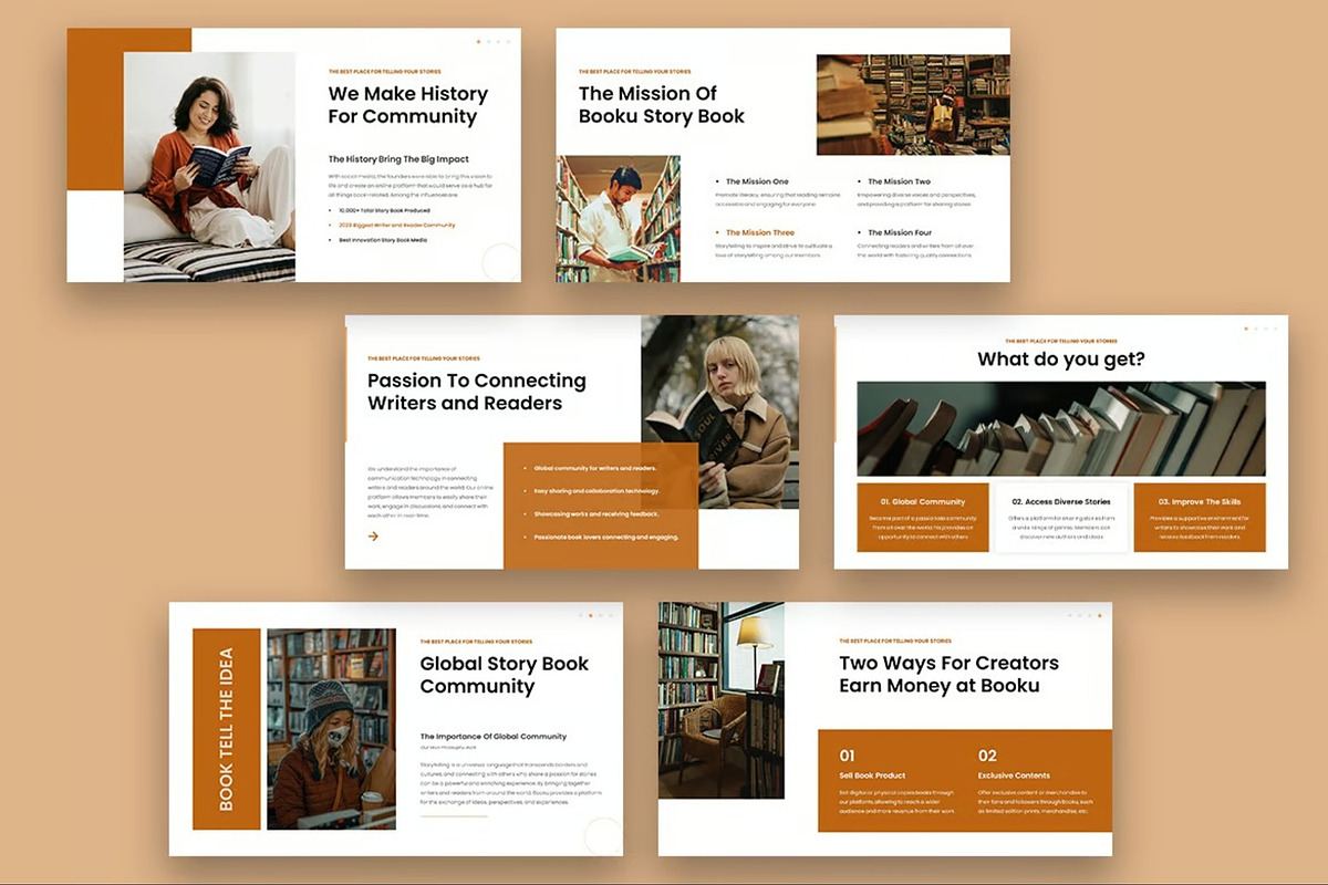 Booku - Storybook Platform Keynote, a Presentation Template by Fit-tee (Photo 5 of 6)