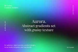 20 Aurora Gradients Set