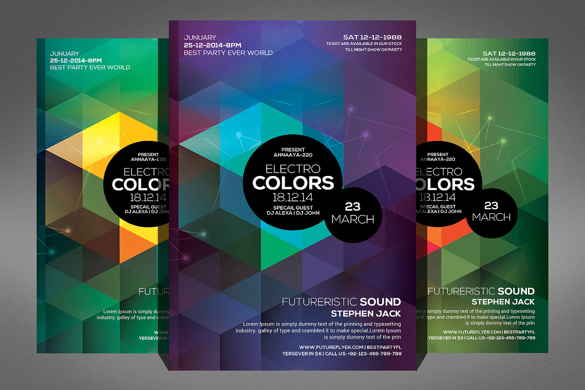 100 Party Flyer Bundle, a Flyer Template by Graphic Templates (Photo 4 of 101)
