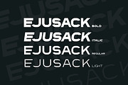 Ejusack, a Sans Serif Font by Auliacreative (Thumbnail 1 of 6)